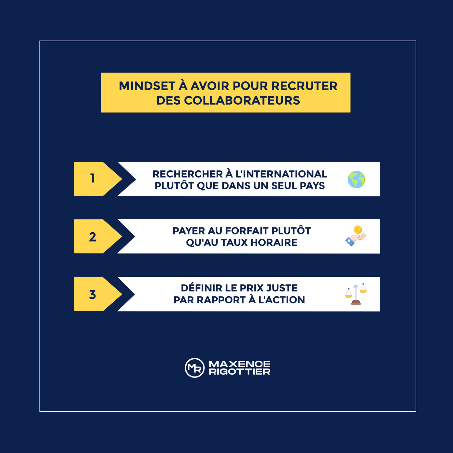 Mindset à avoir pour recruter des collaborateurs