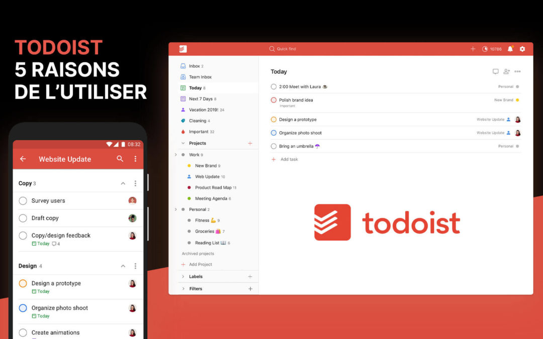 Pourquoi utiliser l’application Todoist ? 5 bonnes raisons