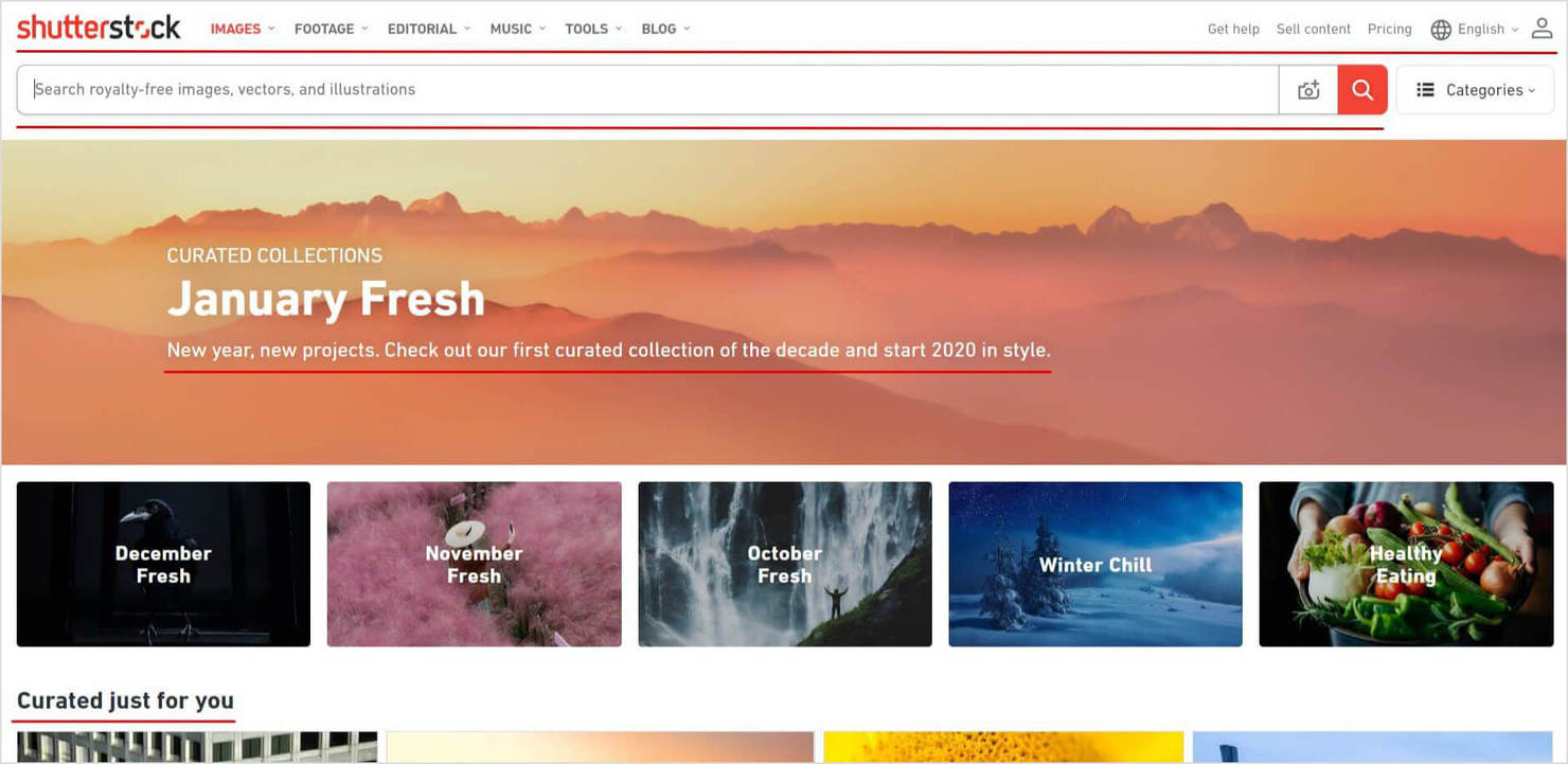 Shutterstock : la meilleure banque d'images actuelle ?